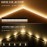 COB LED Strip Light 32.8ft 10m, CRI 90 Warm White 2700K High Lumen Dimmable Super Bright Flexible DC24V LED Tape Light with Controller Dimmer, 8mm L Connectors
