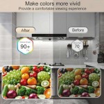 COB LED Strip, 16.4ft LED Strip Light, 24V White LED Strips, Dimmable LED Lights with Remote for Bedroom, Kitchen, TV, Mirror, Cabinet, DIY Decoration