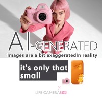 2K brand new Vlog compact camera with high-definition video recording. 1.47-inch IPS color screen. Built-in lithium battery of 180mAh. Recording duration: 50 minutes. MJPEG compression format. AVI video format. Can switch between wearing a necklace