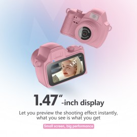 2K Brand New Vlog Compact Camera with High-definition Video Recording. 1.47-inch IPS Color Screen. Recording Duration: 50 Minutes. MJPEG Compression Format. AVI Video Format. Can Switch Between Wearing A Necklace Pendant, Accessories And The Camera