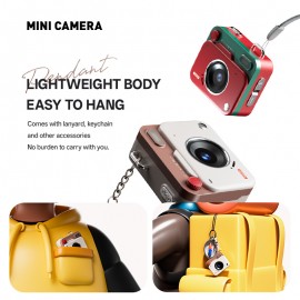 1pc 1080P Retro Mini Digital Camera | New CCD, Campus Photo & Video HD Camera, Multicolor, USB Charging, ABS Material