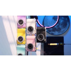 1pc 4K HD Digital Camera Bundle | Includes 32GB TF Card, Card Reader, Adapter, Camera Stickers, Wrist Strap, Charging Cable - Professional Camera for Photos, Videos, Vlogging, USB Charging, 1080p Video Resolution, Purple