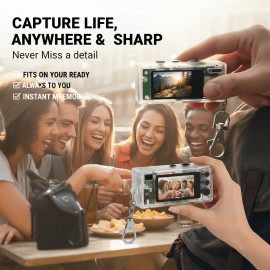 1080P Ultra-Compact  Magic  Thumb Keychain  0.96-inch  Action   Style Supports Memory Cards Includes 32GB Memory Card