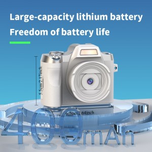 High-Resolution Pixel Single-Lens Digital Camera | CCD Retro Portable Travel SLR, USB Charging, Compact Design, Suitable for Travel, Fashion, Everyday Photography, Video Blogging, 720p Video Capture, Rechargeable Lithium Battery