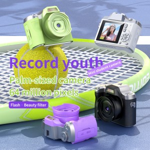 High-Resolution Pixel Single-Lens Digital Camera | CCD Retro Portable Travel SLR, USB Charging, Compact Design, Suitable for Travel, Fashion, Everyday Photography, Video Blogging, 720p Video Capture, Rechargeable Lithium Battery