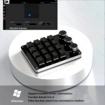 Sixteen-key compact keyboard with multiple key combinations for quick customization, convenient office design, keyboard drawing, keyboard, mechanical keyboard for windows system(The keyboard is wired only).,  Quick Access Keys, Portable Keyboard