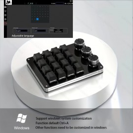 Sixteen-key compact keyboard with multiple key combinations for quick customization, convenient office design, keyboard drawing, keyboard, mechanical keyboard for windows system(The keyboard is wired only).,  Quick Access Keys, Portable Keyboard