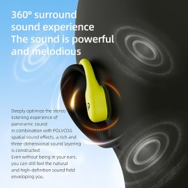 32GB Memory + IPX8 High Quality POLVCDG Upgraded X9 Wireless Bone Conduction Headphones, 10-Hour Battery Life, Stable Signal, Clear Sound Quality, High-Quality Open-Ear Sports Earbuds for Swimming, Running, Cycling & Fitness Activities