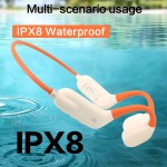 Wireless Open-Ear Headphones for Running, Swimming and Diving with IPX8 Rating, 32G Memory Bone Conduction Bluetooth Call Earbuds