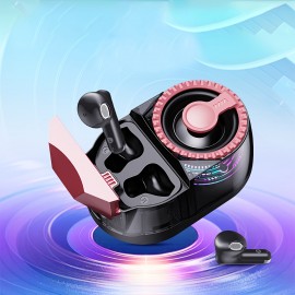 Portable Wireless Earphones And Speaker, 3-in-1 Mini Speaker with RGB Lighting And In-ear Headphones, Also Used As Phone Stand, Wireless Running Headphones, Magnetic Wireless Speaker, Double BT Mode, Perfect for Indoor And Outdoor Family Parties., Outdoor Audio, Indoor Entertainment, Compact Design, Modern Headphones, Premium Audio, Durable Build, Multifunctional Headphones, Fitness Enthusiasts, Party Hosts, Headphone Wireles Wireless, Earbud Wireles Wireless, Wireless Earbud